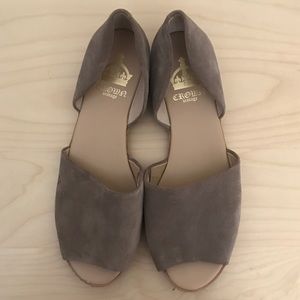 Suede Crown Vintage FIRENZE Open Toe Shoes